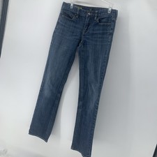 J.Crew Stretch Light Wash Mid-Rise Matchstick Denim Jeans Women's Size 26S 26