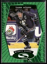 1998-99 UD Choice Teemu Selanne StarQuest Green #SQ5 Anaheim Mighty Ducks