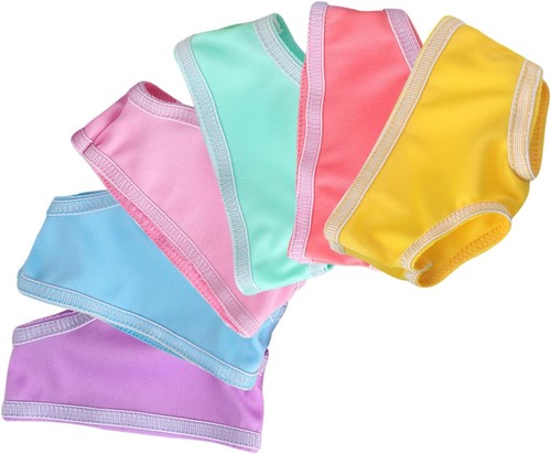 6 Pairs Baby Doll Underwear Diapers for 16-18 Inch Baby Dolls, Doll Clothes Suit - Picture 2 of 7