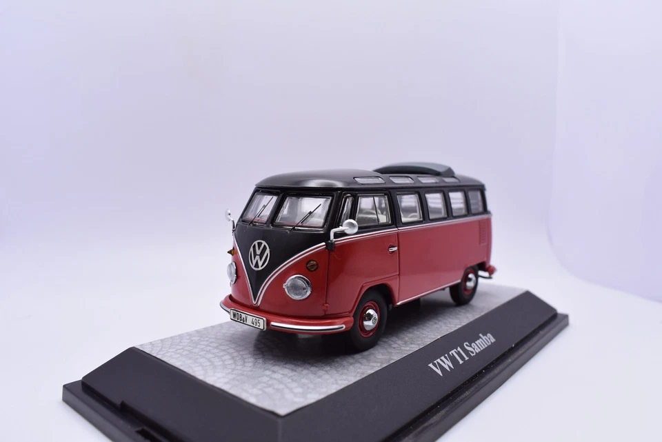 Modellino auto scala 1:43 VW T1 Samba bus van diecast premium xxs modellismo - Immagine 3 di 4