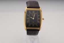 Vintage Seiko Barrel-Tank Quartz Black Dial M...