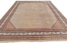 Rare Hand Knotted Vintage Sultanabad Badam Gul Mir Wool Area Rug 12 x 9 Ft