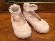 Pale Pink Bo Bell Spanish Style Baby Shoes - Size EU20 UK 4 - New