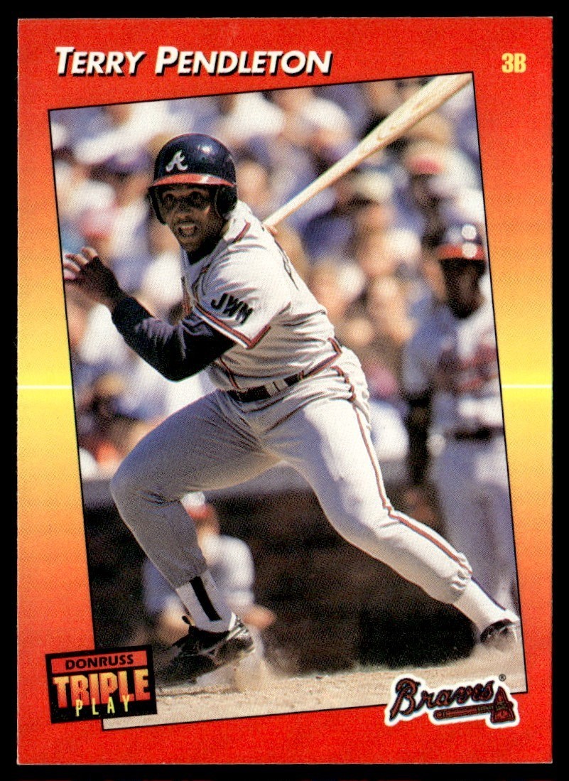 1992 Triple Play Terry Pendleton Atlanta Braves #139