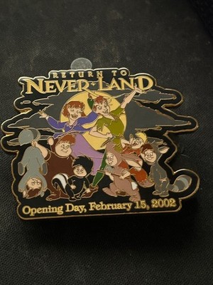 Disney Return To Neverland Opening Day 2002 Peter Pan/Lost Boys LE 2000 Pin 47Y