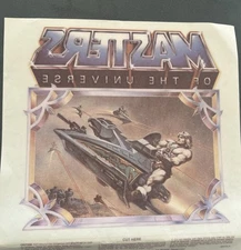 T-shirt Iron-on transfer 1980's Masters of the Universe He-Man jet sled