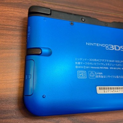 Nintendo 3DS LL Body Blue x Black 3509 From Japan