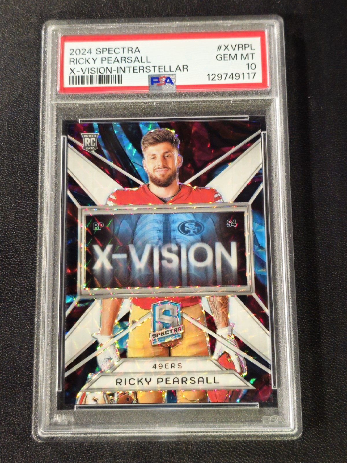 Ricky Pearsall Panini Spectra X-Vision #XVRPL Interstellar