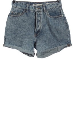 REIKO Jeansshorts Damen Kurze Hose Gr. DE 36 blau Casual-Look