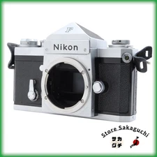 [Mint] Nikon F Eye Level 35mm SLR Film Camera Silver Body From Japan