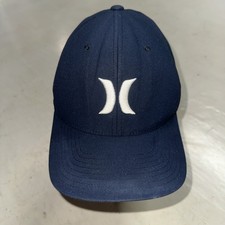 Hurley One and Only Hat Cap Blue Flex Fit size L/XL Stretch Nike Dri-fit