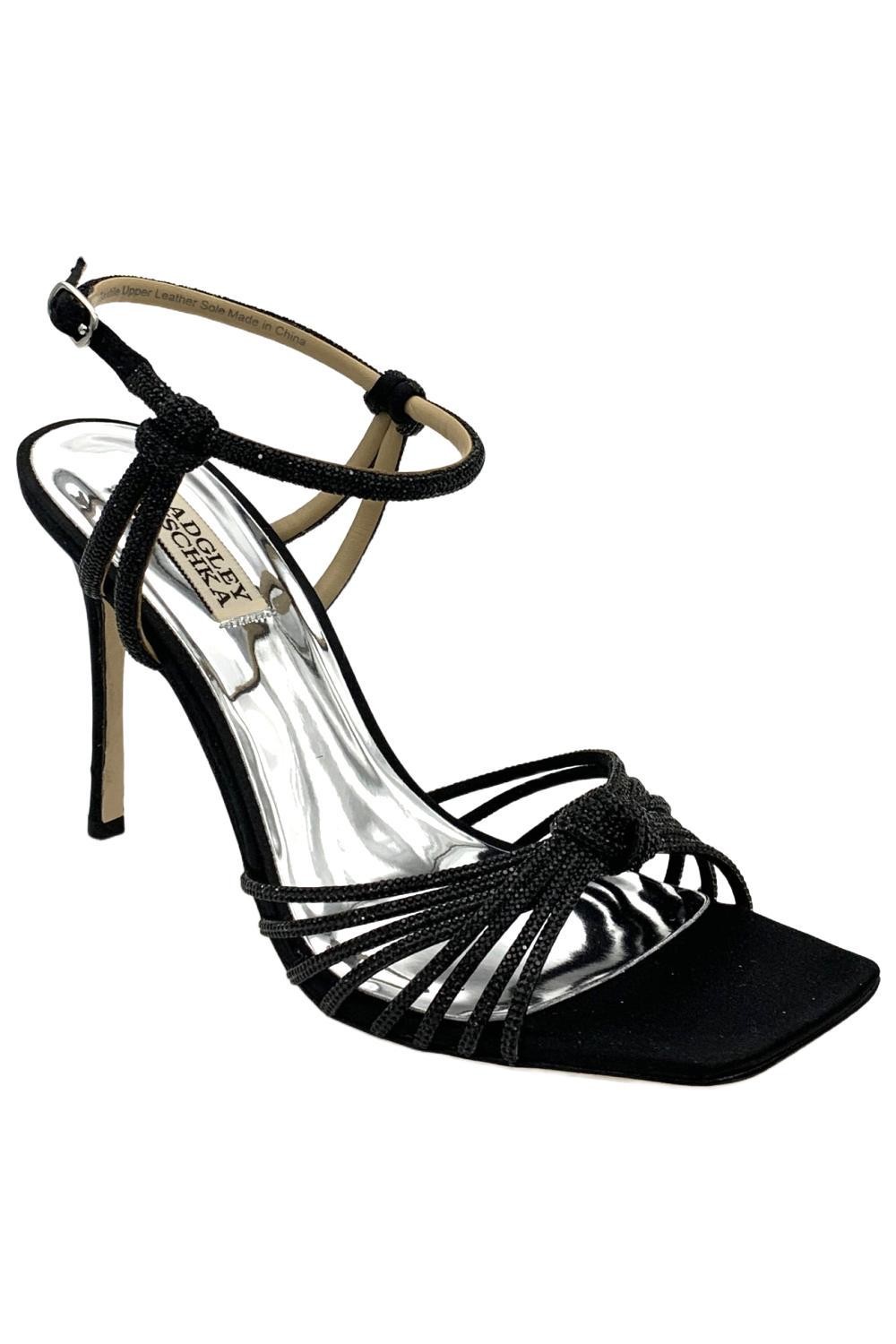 Женские босоножки на каблуке Estella от Badgley Mischka, мягкие черные