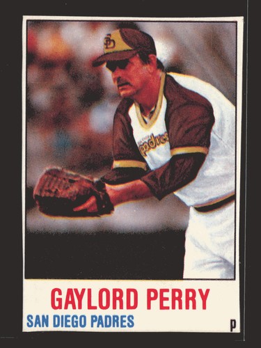 Gaylord Perry [Hand Cut San Diego] #139 1978 Hostess card