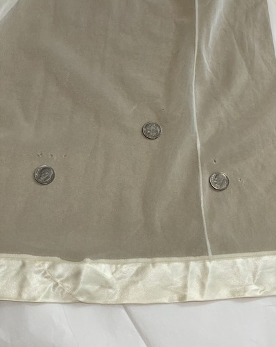 Camisón De Colección Íntimo California Doble Capa Gasa Sobre Nylon Talla P (VER DEFECTOS - Imagen 10 de 14