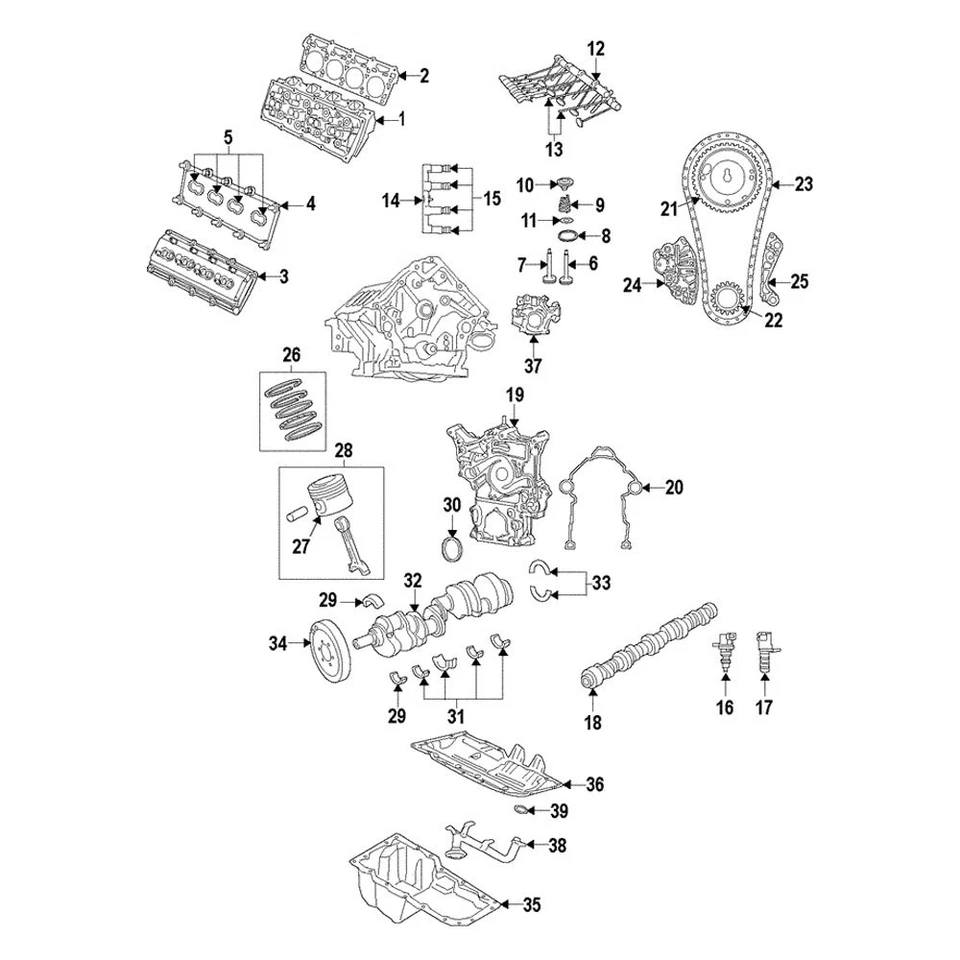 For Ram 1500 2019 Mopar 53022338AB Variable Valve Timing Solenoid Foto 4 de 4