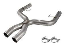 2005-2010 Ford Mustang Gt 4.6 V8 Stainless Steel Exhaust After Cat X-pipe Xfm43 2005-2010 Ford Mustang Gt 4.6 V8 Stainless Steel Exhaust After Cat X-pipe Xfm43