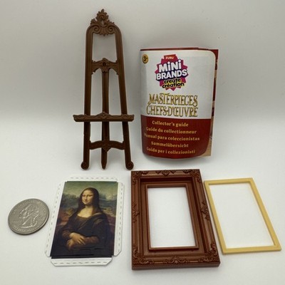  ️ NEW! Zuru Mini Brands Create MASTERPIECES~ Opened/Unmade *Luxury MONA LISA