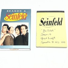 Seinfeld Season 6 DVD Box With The Pilot Note Pad Collectable