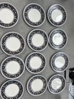 Set of 12 Wedgwood Dark/Navy Blue Florentine 6" Bread Plates — photo 2