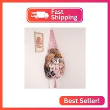 Amdermi Stuffed Animal Hammock Corner Hanging Net for Stuff Animal Storage Macra