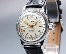 *Exc+5* Oris Big Crown Pointer Date 7400B Cream Dial Men's Automatic Watch JAPAN