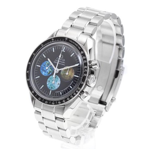 OMEGA SPEEDMASTER FROM THE MOON TO MARS 3577.50 42mm SS Black ...