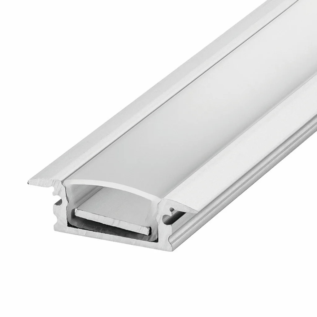 LED Tape Frosted Profile For IP65 26.7mm x 8.7mm 2m Diffuser Recessed Integral