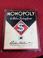 VTG Original 1930s Collectible Retro Monopoly Game Wooden Tokens NO BOARD