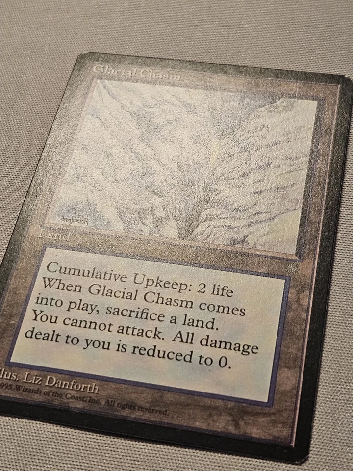 MTG Glacial Chasm x1- -Ice Age MP - Image 2 of 4