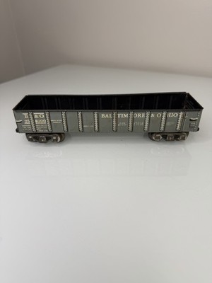 Vintage Marx 254000 Baltimore & Ohio B&O Train Gondola Metal O Gauge