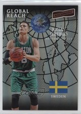 2016-17 Panini Aficionado Global Reach Jonas Jerebko #126 0c2