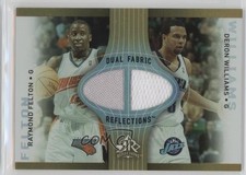 2006 Reflections Fabric Dual Gold /100 Raymond Felton Deron Williams #DR-FW 2d0