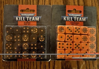 Warhammer 40K Kill Team: Blooded Traitors + Legionaries Dice Chaos Space Marines