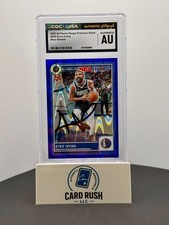 2023-24 Panini Hoops Premium Stock Kyrie Irving Auto /99 CGC/JSA IP Autograph