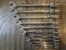 Snap-on Fho Sae 11 Piece Flex Head 12 Point Combination Wrench Set Snap-on Fho Sae 11 Piece Flex Head 12 Point Combination Wrench Set