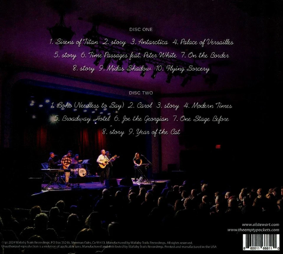 AL STEWART & THE EMPTY POCKETS - LIVE - Image 2 of 2