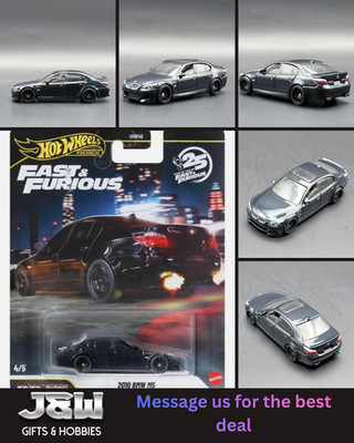 Hot Wheels 2010 BMW M5 Black Fast & Furious HNW46-956Q 1/64
