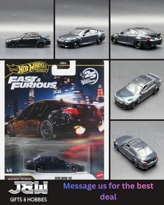 Hot Wheels 2010 BMW M5 Black Fast & Furious HNW46-956Q 1/64 - Image 1 of 4