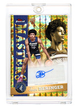 2025 TOPPS FINEST MASTERS AUTO GOLD GEO REFRACTOR #MA-JB JOAN BERINGER (RC) /50