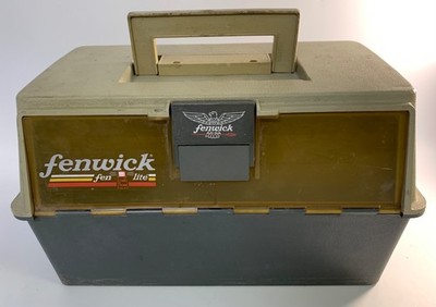 Vintage Fenwick FenLite 6.4 Multi Tier Fishing Tackle Box Organizer Empty