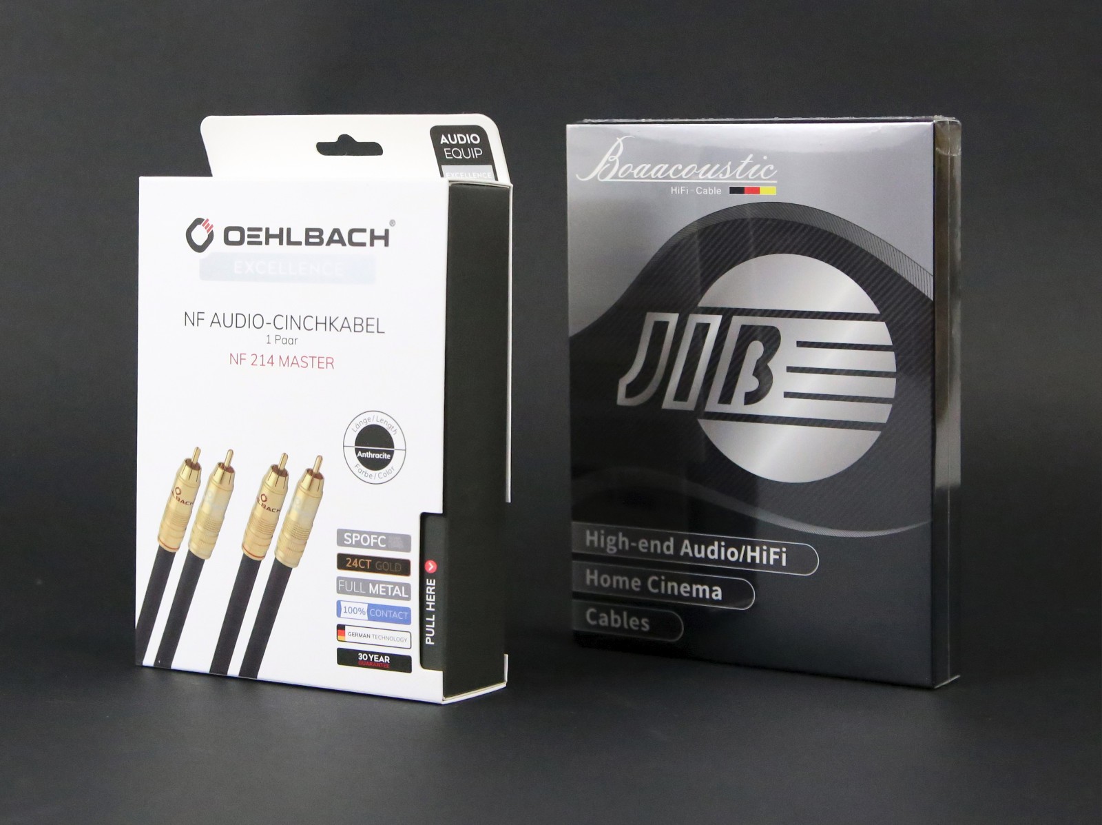 Oehlbach - NF 214 Master Set - Câble Audio RCA - 1m - Anthracite - Image 3