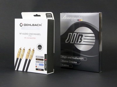 1,0 m Phono Cinchkabel Oehlbach NF 214 Master und Erdungskabel Plattenspieler