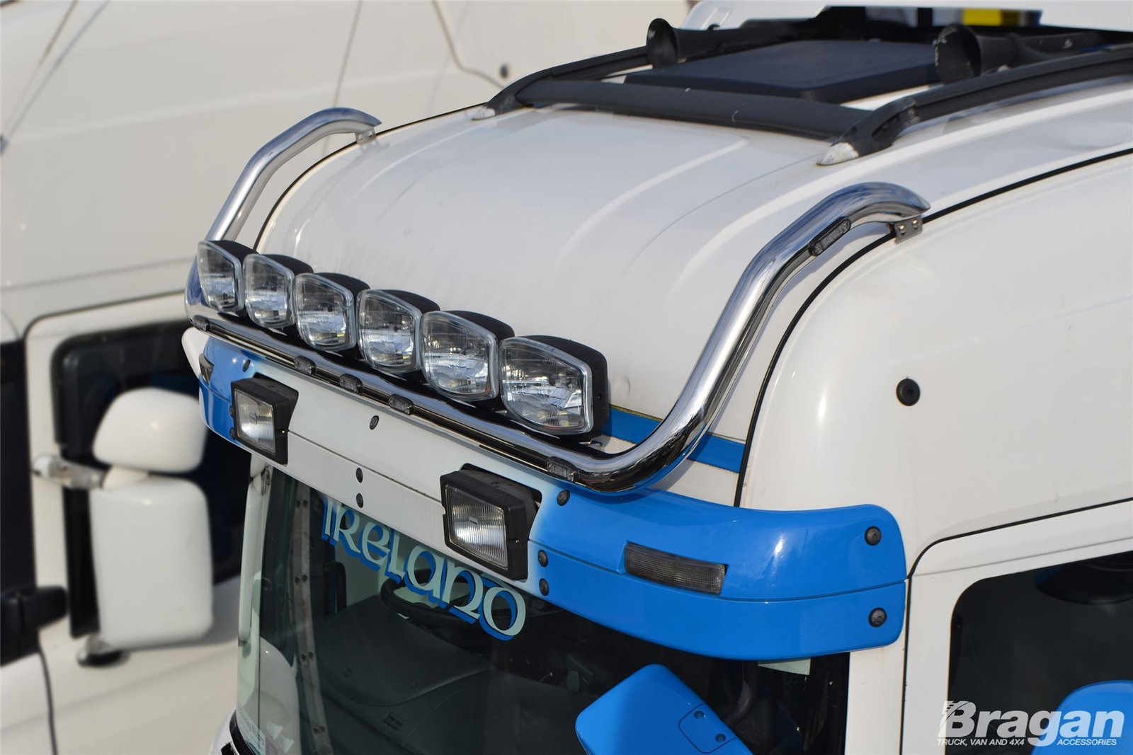 Roof Bar + LEDs For Scania P G R 6 Series 2009+ Highline Steel Truck Accessories