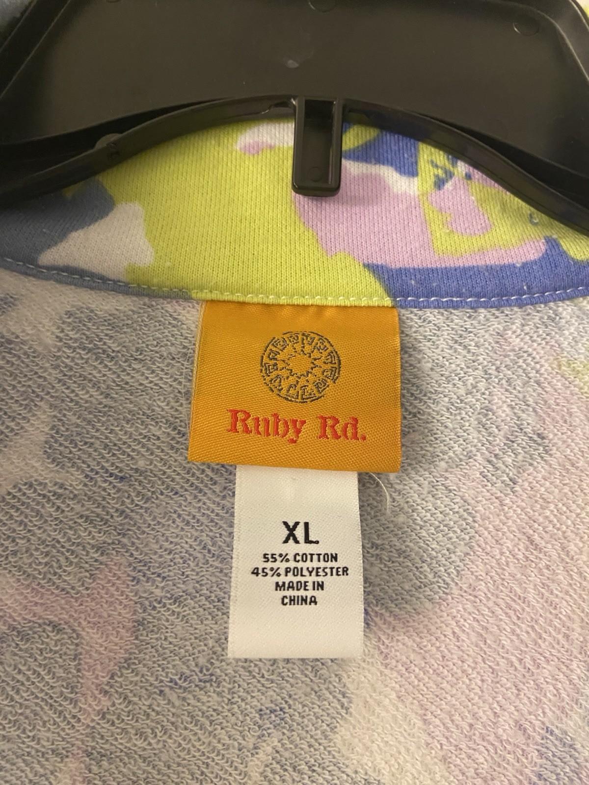 Ruby Rd Pullover Multi Color Abstract Floral Prin… - image 3