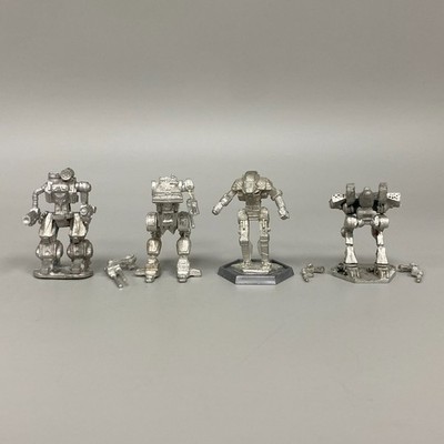 4 X BATTLETECH METALL MINIATUREN MECHWARRIOR MECHS FASA EISENWIND RAL PARTHA