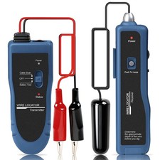 Underground Wire Locator Cable Tester F02 Pro with Rechargeable 1100mAh Bat...