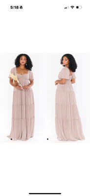 Show Me Your Mumu Nicole Maxi Dress Soft Beige Chiffon In Original Bag Size  XS | eBay