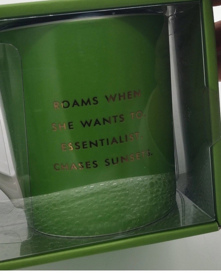 Kate Spade I Need A Vacation Globe Trotter Ceramic Mug Things We Love Lenox thumbnail 4