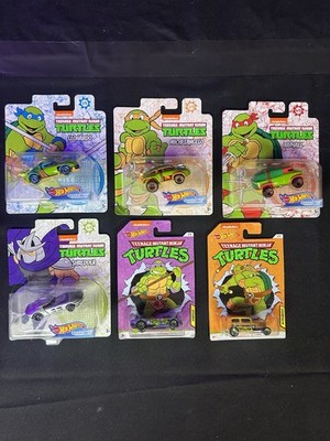 TMNT Hot Wheels Character Cars Lot Leonardo Raphael Donatello More