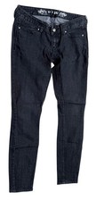 Express Jean Legging Jeans Pants Bottoms Women's Size 4S 4 Short Black
